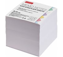 Блок бумаги для заметок Hatber 9x9х9см белый, сменный в индив.упак., 5 12 шт 059402