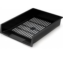 Горизонтальный лоток Hatber 340x270x70, черный, 5 шт 047413