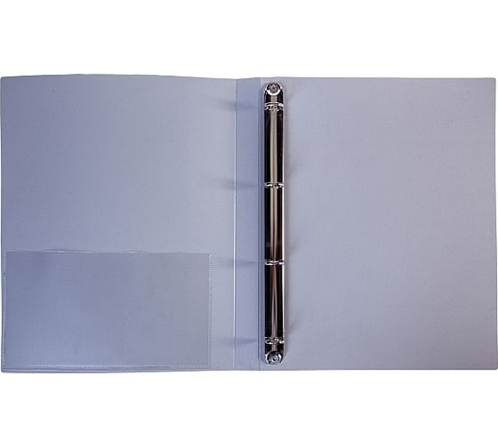 Пластиковая папка Hatber на 4-х кольцах, А4, корешок 25 мм STANDARD 70 20 шт 039810