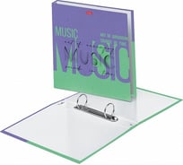 Папка Hatber А5, на 2, х кольцах, глянц. ламинация , Важные слова 12 шт 070896