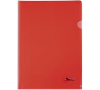 Пластиковая папка-уголок Hatber А4, 180мкм, красная, 20 шт 040031
