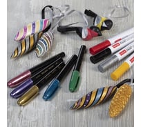 Набор артмаркеров Hatber, Terra Colora, Metallic линия, 1.2 мм, 6 цветов 067980