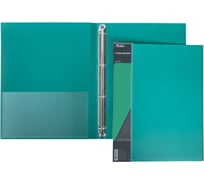 Пластиковая папка Hatber на 4-х кольцах, А4, корешок 25 мм STANDARD 70 20 шт 038481