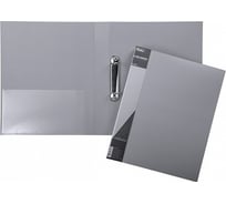 Пластиковая папка Hatber на 2-х кольцах, А4, корешок 40 мм STANDARD 70 12 шт 039808