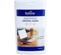 Влажные салфетки для мониторов для LCD/TFT мониторов ProfiLine Crystal Clean 100 шт.  PCC