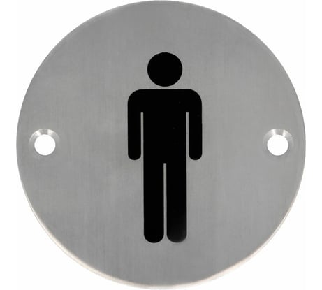 Информационная табличка Amig Для Мужчин нержавеющая сталь 20-75