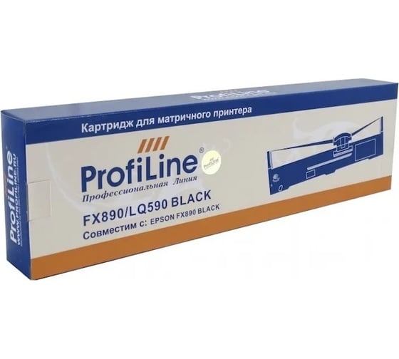 Картридж ProfiLine Epson Black 3 млн знаков PL_FX890/LQ590_Bk 1