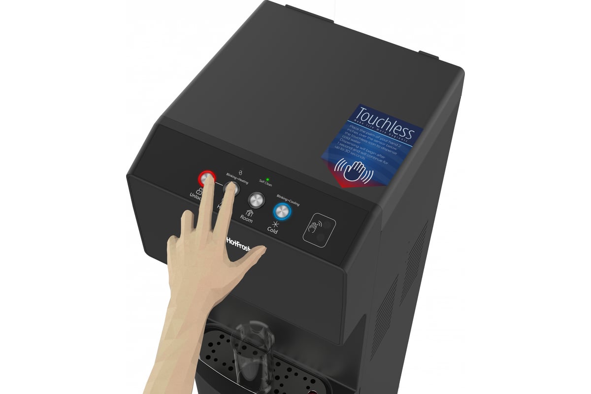 Кулер для воды HotFrost V450AMI Black 120145002 - выгодная цена, отзывы ...