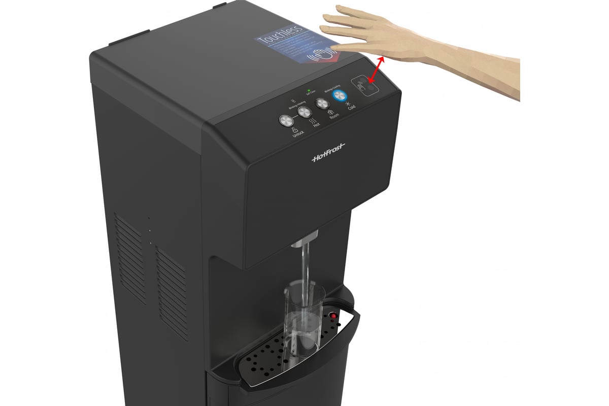 Кулер для воды HotFrost V450AMI Black 120145002 - выгодная цена, отзывы ...