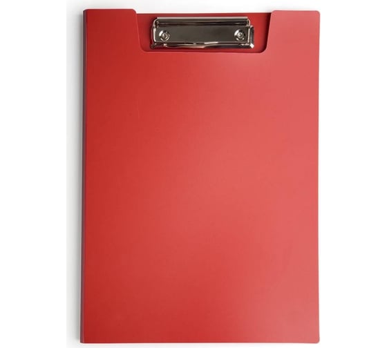Папка клип-борд БЮРОКРАТ PD602RED A4, пластик 1.2 мм, красный, с крышкой, 20 шт 817097