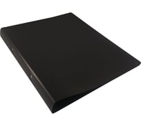 Папка БЮРОКРАТ DeLuxe DL0740/2BLCK на 2-х кольцах, A4, пластик 0.7 мм, корешок 32 мм, черный, 14 шт 1135819