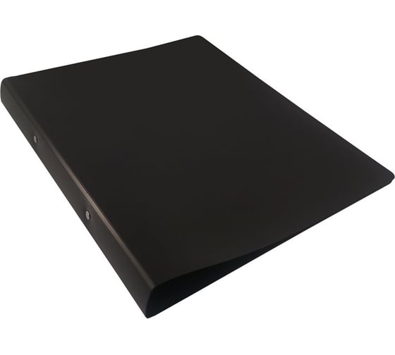 Папка БЮРОКРАТ DeLuxe DL0740/2BLCK на 2-х кольцах, A4, пластик 0.7 мм, корешок 32 мм, черный, 14 шт 1135819