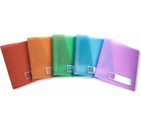 Папка БЮРОКРАТ Crystal CR0527/4R на 4-х кольцах, A4, пластик 0.5 мм, корешок 27 мм, ассорти, 20 шт 816587