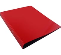 Папка БЮРОКРАТ DeLuxe DL0740/2RED на 2-х кольцах, A4, пластик 0.7 мм, корешок 32 мм, красный, 14 шт 1135814
