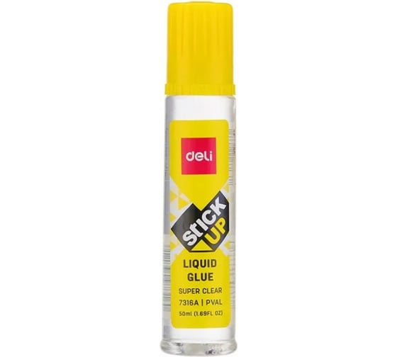 Жидкий клей DELI E7316A 50 мл прозрачный, 24 шт 431102