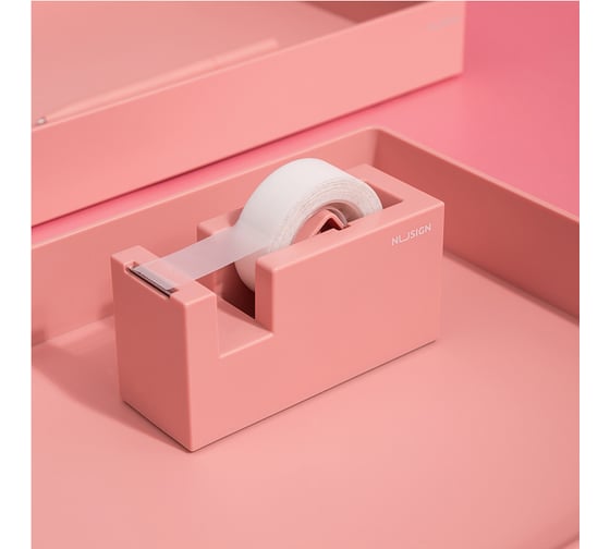 Диспенсер для клейкой ленты DELI Nusign NS121PINK 1656168