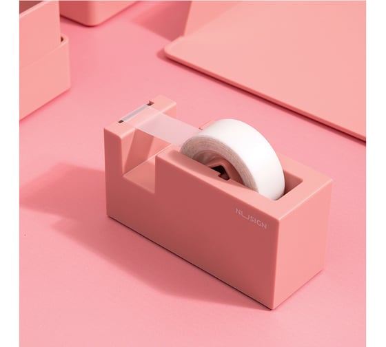 Диспенсер для клейкой ленты DELI Nusign NS121PINK 1656168