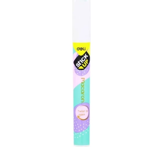 Клей-карандаш DELI Macaron EA23810 2.2 г/прозрачный дисплей картонный цветной, 24 шт 1163505