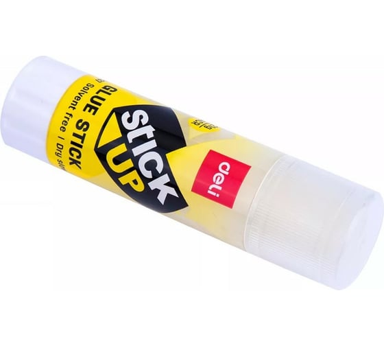 Клей-карандаш DELI Stick UP EA23710 21 г прозрачный дисплей картонный, 12 шт 1205131