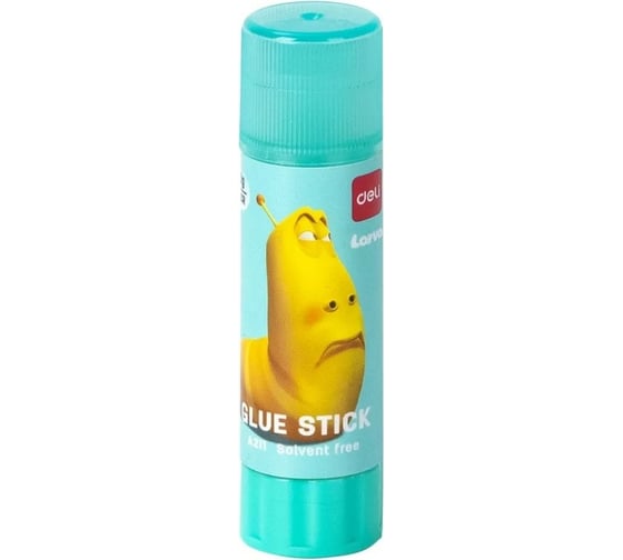 Клей-карандаш DELI Larva EA211 8 г ПВП дисплей картонный детский, 12 шт 1640933