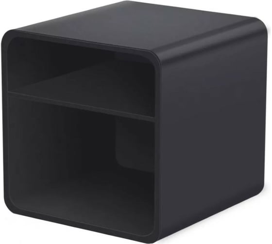 Подставка для пишущих принадлежностей DELI Nusign NS011 Black 2 отделения 84x84x86 мм черный пластик 1504425