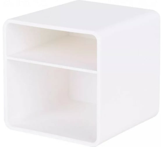 Подставка для пишущих принадлежностей DELI Nusign 2 отделения 84x84x86 мм белый пластик, 12 шт 1584269