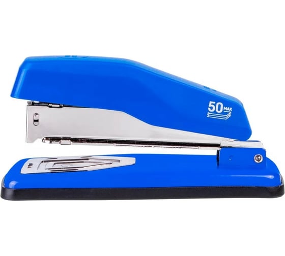 Степлер DELI E0414S/Blue 25 листов синий 50 скоб коробка, 12 шт 1485099