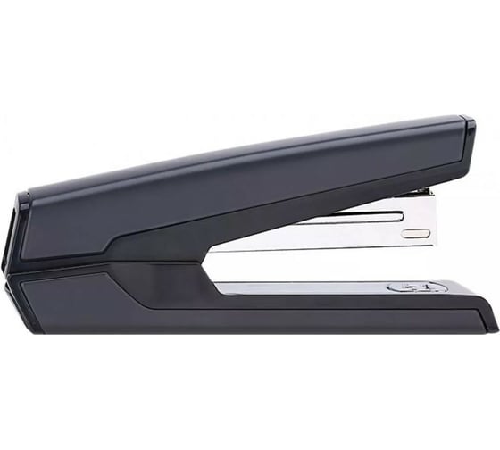 Настольный степлер DELI Exceed E0462 black 25 листов черный 100 скоб металл закрытый/открытый, 12 шт 1083231