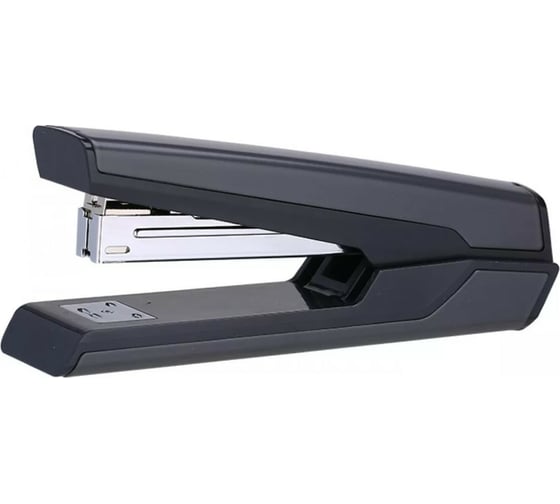 Настольный степлер DELI Exceed E0463 Black 25 листов черный 100 скоб металл закрытый/открытый, 12 шт 1153035 1
