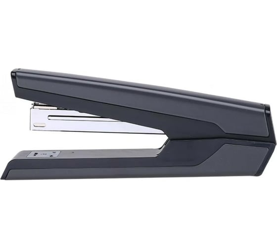 Настольный степлер DELI Exceed E0463 Black 25 листов черный 100 скоб металл закрытый/открытый, 12 шт 1153035