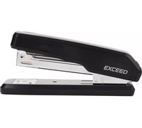 Степлер DELI Exceed E0300 BLACK 25 листов черный 100 скоб металл/пластик коробка, 12 шт 1138416