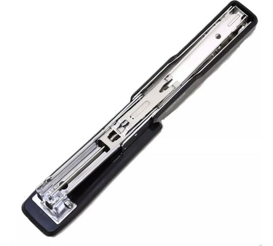 Степлер DELI Exceed E0300 BLACK 25 листов черный 100 скоб металл/пластик коробка, 12 шт 1138416