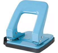 Дырокол DELI максимум 35 листов, металл, ассорти, отверстия: 2, с линейкой E0138