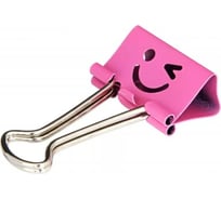 Зажимы DELI 8486 smile 25 мм ассорти упаковка 48 шт пластиковая туба 459162