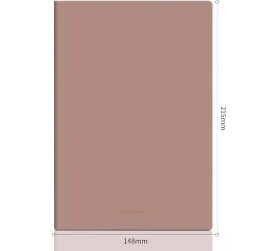 Блокнот DELI 22284 BROWN 210x143 мм искусственная кожа 96 листов коричневый, 16 шт 1480300