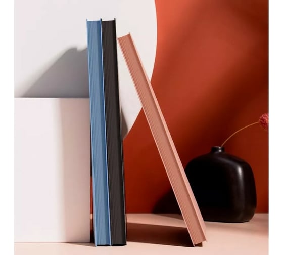 Блокнот DELI 22284 BLUE 210x143 мм искусственная кожа 96 листов синий,16 шт 1480299
