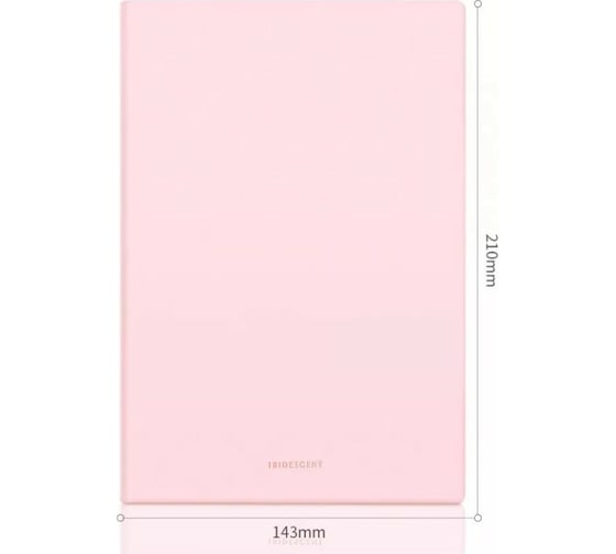 Блокнот DELI 22283 LT-PINK 210x143 мм искусственная кожа 96 листов светло-розовый, 16 шт 1480295