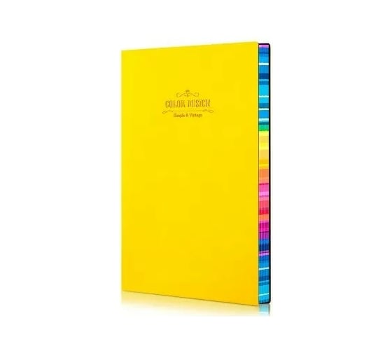 Блокнот DELI 3183 YELLOW 205x143 мм искусственная кожа 112 листов желтый, 16 шт 1480291