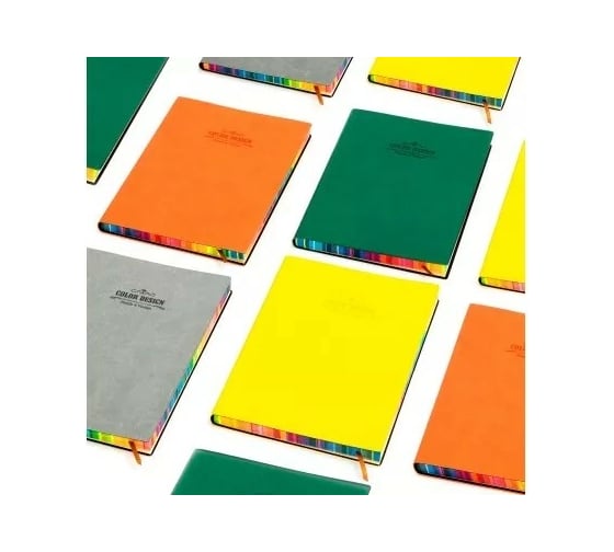 Блокнот DELI 3183 YELLOW 205x143 мм искусственная кожа 112 листов желтый, 16 шт 1480291