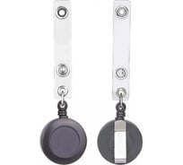 Держатель для бейджа DELI 8309 GREY 80 см горизонтальный-вертикальный пластик серый упаковка 12 шт, 15 упак 1401264