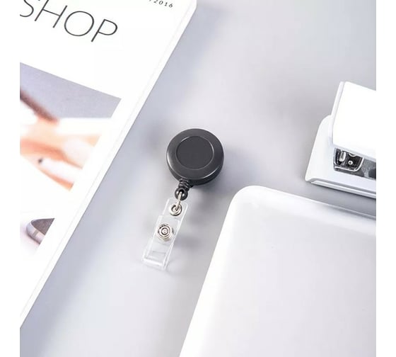 Держатель для бейджа DELI 8309 GREY 80 см горизонтальный-вертикальный пластик серый упаковка 12 шт, 15 упак 1401264