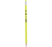 Чернографитный карандаш DELI Neon EU51600 HB трехгранный тополь картонная коробка 12 шт ластик, 12 упак 1049415