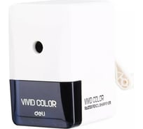 Механическая точилка для карандашей DELI E0736 1 отверстие пластик ассорти коробка, 12 шт 461011