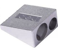 Ручная точилка для карандашей DELI E39762 mini 2 отверстия алюминий, 12 шт 382726