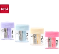 Точилка для карандашей DELI ручная Cubic 1 отверстие пластик цвет в ассортименте E0574