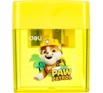 Ручная точилка для карандашей DELI Paw Patrol EH551 2 отверстия пластик ассорти дисплей, 12 шт 1643381