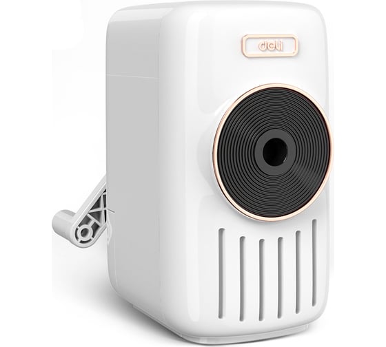 Механическая точилка для карандашей DELI 71165A/white 1 отверстие пластик белый 1730226