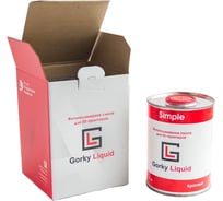 Фотополимерная смола Simple Красная 1 кг Gorky Liquid 52001