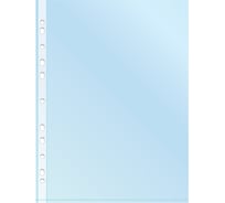 Папка-вкладыш БЮРОКРАТ Премиум 013ЬLUE синий, глянцевые, А4+, 30 мкм, упаковка 50 шт, 60 упак 817152