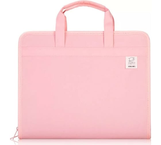 Папка-портфель DELI 72561 PINK 13 отделений A4 терилен розовый, 12 шт 1482627